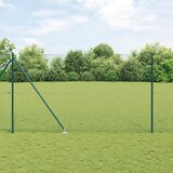 vidaXL Zavarena Žičana Ograda s 13 Klinceva Zelena 1.6x25 m Čelik Cijene