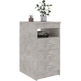  Ladičar siva boja betona 40 x 50 x 76 cm od konstruiranog drva | shoptok.hr