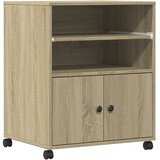  Stalak za pisač s kotačima boja hrasta sonome 60 x 48 x 74 cm | shoptok.hr