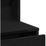 vidaXL set toaletnog stola s LED-om Crni hrast Inženjersko drvo, LED toaletni stol, crni hrast, 60x40x140 cm, izrađen od inženjerskog drveta, Crni hrastovani kozmetički ormar 80x40x75 cm izrađen od inženjerskog drveta, Crni hrastovni kozmetički ormar - 80x40x65 cm, izrađen od inženjerskog drveta, toaletna stolica crnog hrasta 70x35x45 cm izrađena od inženjerskog drveta | shoptok.hr