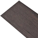  Samoljepljive podne obloge PVC 5 02 m² 2 mm tamno smeđe | shoptok.hr