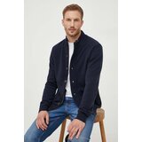 Barbour Vuneni kardigan boja: tamno plava | shoptok.hr