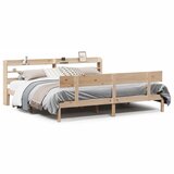  Okvir kreveta bez madraca 200 x 200 cm od masivne borovine | shoptok.hr