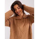 Wool Fashion Italia Sweater-AT-SW-2349-2.27-camel | Shoptok.si