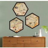 Wallity uramljena slika 6GEN300210, 35x35 cm, 3 dela | ePonuda.com