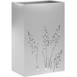  Vrtna saksija 2 kom. Srebrna 50 x 30 x 75 cm Pocinčani čelik | shoptok.hr