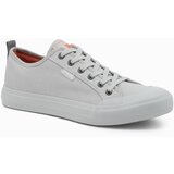 Ombre Men's short sneakers monocolor - gray | Shoptok.si