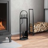  Komplet orodja za kamin 5 kosov 23x15x66 cm jeklo | Shoptok.si