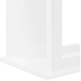  Stranska miza Bela 35 x 25 x 50 cm Konstruiran les, (5000201709) | Shoptok.si