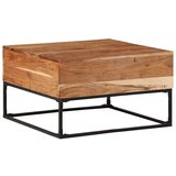  Stolić za kavu 68 x 68 x 41 cm od masivnog bagremovog drva | shoptok.hr