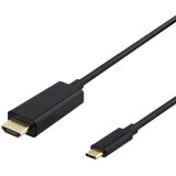 Deltaco Kabel USB-C - HDMI 4K UHD, pozlaćen, 1m,CRNI | shoptok.hr