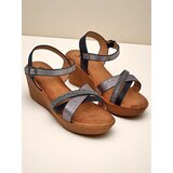 Resti Women's wedge sandals with rhinestones and glitter Glittera | shoptok.hr