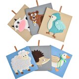 2Kids Toys Sensory Pictures Animals slikanica 6 kos Cene