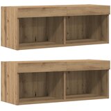  Set TV komoda Zidne 8 pcs hrast artisan Konstruirano drvo | Eponuda.ba