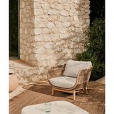 Kave Home Bež kovinski/oblazinjen vrtni fotelj Catalina – | Shoptok.si