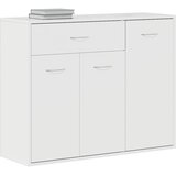  Komoda sjajna bijela 88 x 30 x 70 cm od konstruiranog drva | shoptok.hr