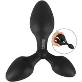Black Črni Žamet - trojni analni čep (črn) | Shoptok.si