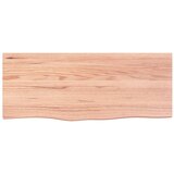  Kupaonska radna ploča svjetlosmeđa 100x40x(2-4) cm masivno drvo | shoptok.hr