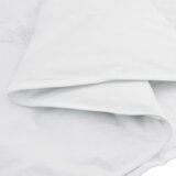 vidaXL Prešitke in odeje Bela 200 x 200 cm Puh | Shoptok.si
