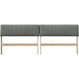  Tapecirani uzglavlje Tamno siva 200 cm Čvrsto borovo drvo | shoptok.hr