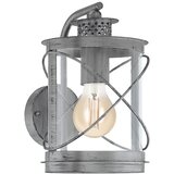 Eglo hilburn 1 spoljna zidna lampa/1, e27, čelik/srebrno | Eponuda.com