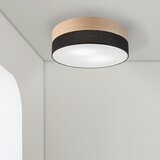  Plafonsko svetlo SIRJA WOOD 2xE27/15W/230V Ø 45 cm crna/hrast | Eponuda.com