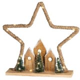 DEKOR DOM dekoracija - led table star 40cm 481372 - natural - kmg ( 045673 ) Cene