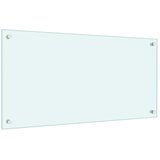  Kuhinjske zaštite od prskanja 2 kom bijele 80 x 40 cm staklene | shoptok.hr