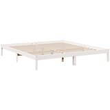 vidaXL dugi okvir kreveta bez madraca bijeli 200 x 220 cm od borovine | shoptok.hr
