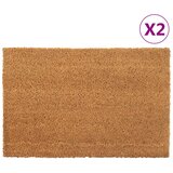  Otirači 2 kom prirodni 40 x 60 cm čupavi od kokosovih vlakana | shoptok.hr