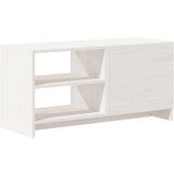 vidaXL TV ormarić bijeli 80 x 31 x 39 cm od masivne borovine | shoptok.hr