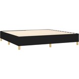  Krevet s oprugama i madracem crni 200x200 cm od tkanine | shoptok.hr
