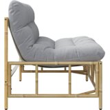vidaXL vrtna klupa s jastukom 110x80x71 cm čelik | shoptok.hr