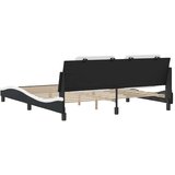 Okvir za krevet bez madraca Zadar crno-bijeli 180x200cm umjetna koža | shoptok.hr