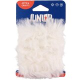 Junior Crafty ropy, kraft dekorativna traka, čupkava, bela, 3m | Eponuda.com