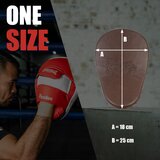 Lonsdale Leather hook & jab pads (1 pair) | Shoptok.si