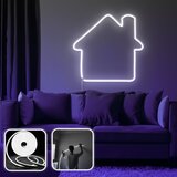 Opviq home - medium - white white decorative wall led lighting Cene
