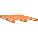 The Living Store Posteljni okvir iz palet rjava trdna borovina 200x200 cm - Posteljni Okvir, (21491626) | Shoptok.si