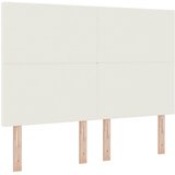  Krevet s opruga kutije s uzglavljem Krema i bijela 160 x 200 cm | shoptok.hr