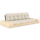 Karup Design Siva/bež lanena sklopiva sofa 244 cm Base – | shoptok.hr