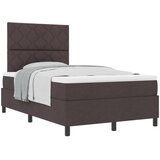 vidaXL spring krevet Tamno smeđa 120 x 190 cm tkanina | shoptok.hr
