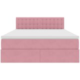  Krevet s od storage s madracem Ružičasta 140 x 190 cm Baršun | shoptok.hr