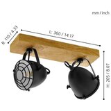 Eglo 49077 - Spot svetiljka GATEBECK 2xE14/40W/230V | Eponuda.com