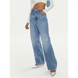 Hugo Jeans hlače Leni_B 50513731 Modra Relaxed Fit