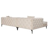 Atelier Del Sofa ugaona garnitura como eco left beige black | ePonuda.com