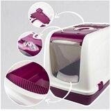 Paws & Whiskers Mačji toalet 5092-3, ljubičasti Cijene