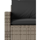  6-dijelni set vrtnih sofa od poliratana s jastucima sivi | shoptok.hr