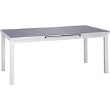 Ambia Garden VRTNA MIZA kovina, steklo srebrne barve, temno siva | Shoptok.si