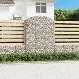  Gabionska košara s lukom 150x30x200/220 cm pocinčano željezo Cijene