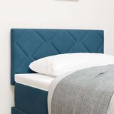 vidaXL Vzglavje Oblika Diamantnih Blokov Temno Modra 80 cm Žamet, (22008388) | Shoptok.si